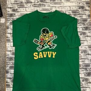 DRMN BG Green "Savvy” Graphic T Shirt Sz XXL  - USED